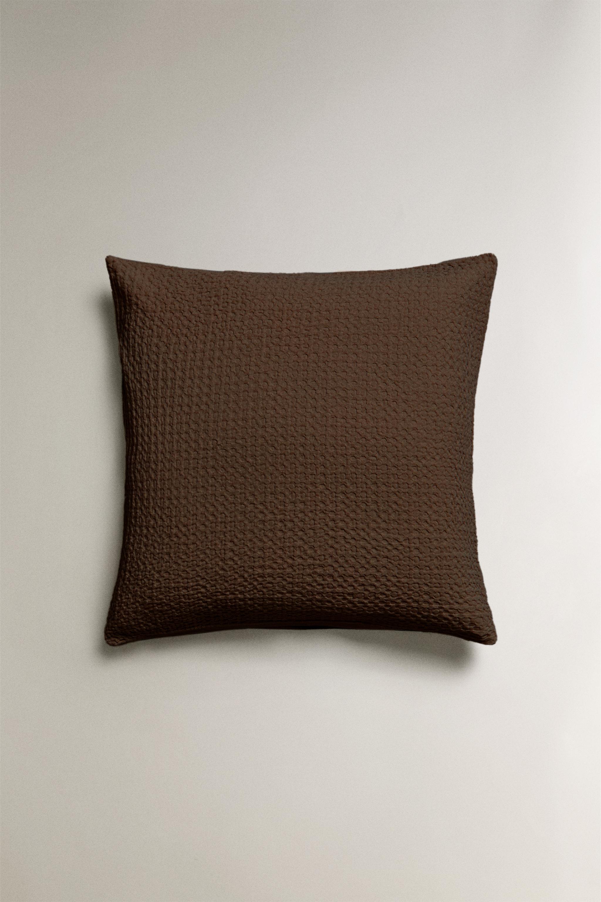 WAFFLE-KNIT PILLOWCASE